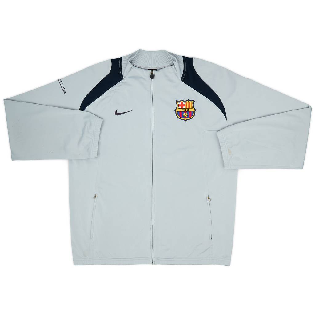 2005-06 Barcelona Nike Track Jacket - 8/10 - (XL.Boys)