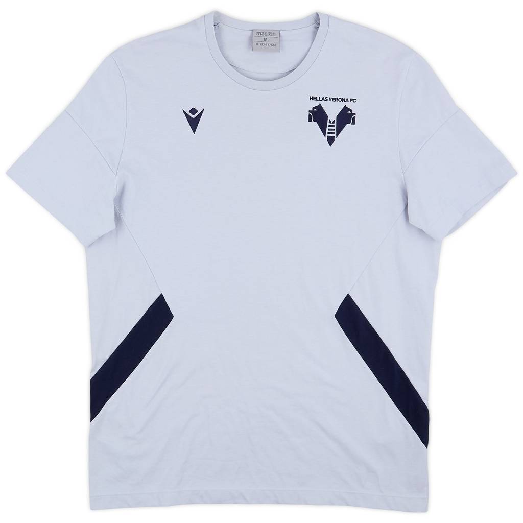 2022-23 Hellas Verona Macron Leisure Tee - 9/10 - (M)