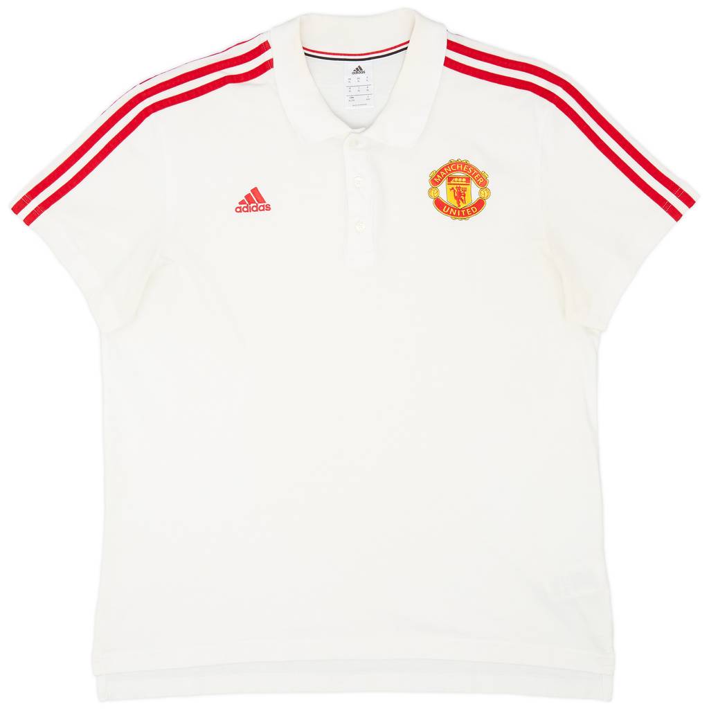 2015-16 Manchester United adidas Polo Shirt - 9/10 - (XL)
