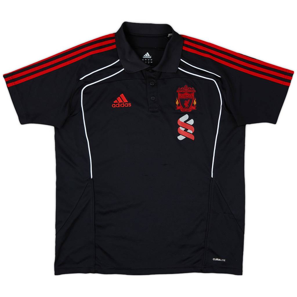 2010-11 Liverpool adidas Polo Shirt - 8/10 - (L)
