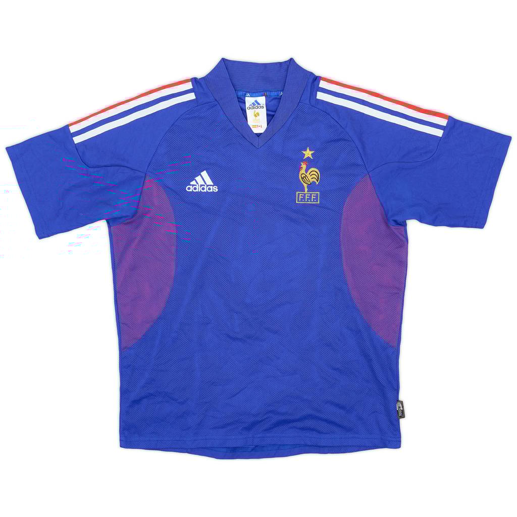 2002-04 France Home Shirt - 8/10 - (Y)