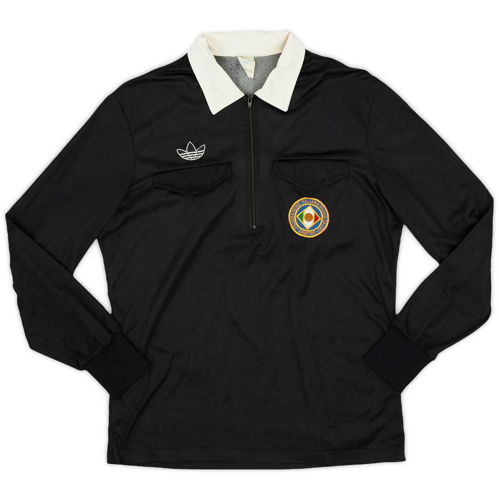 1980s Italy FIGC adidas Referee L/S Shirt - 8/10 - (M)