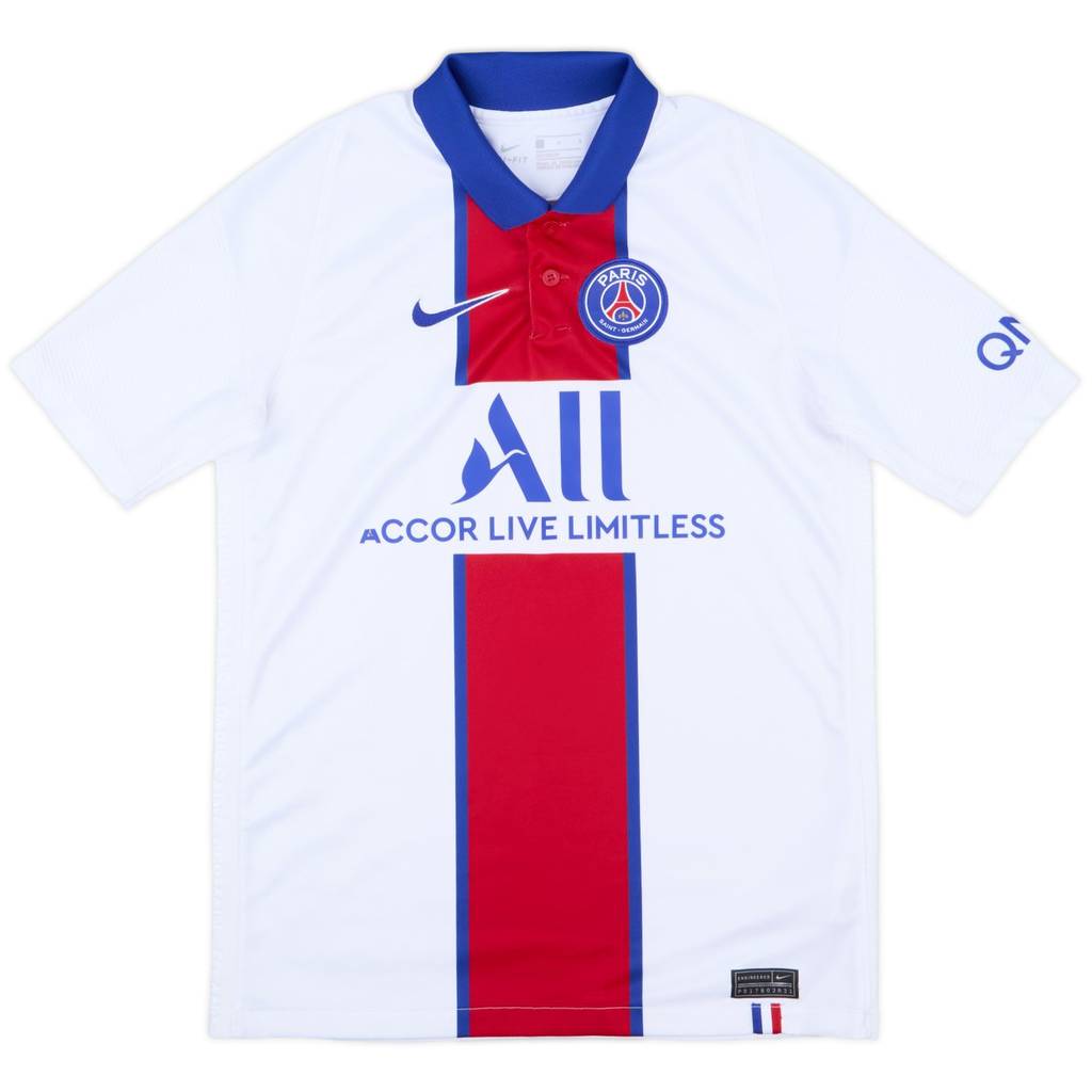 2020-21 Paris Saint-Germain Away Shirt - 9/10 - (L.Boys)