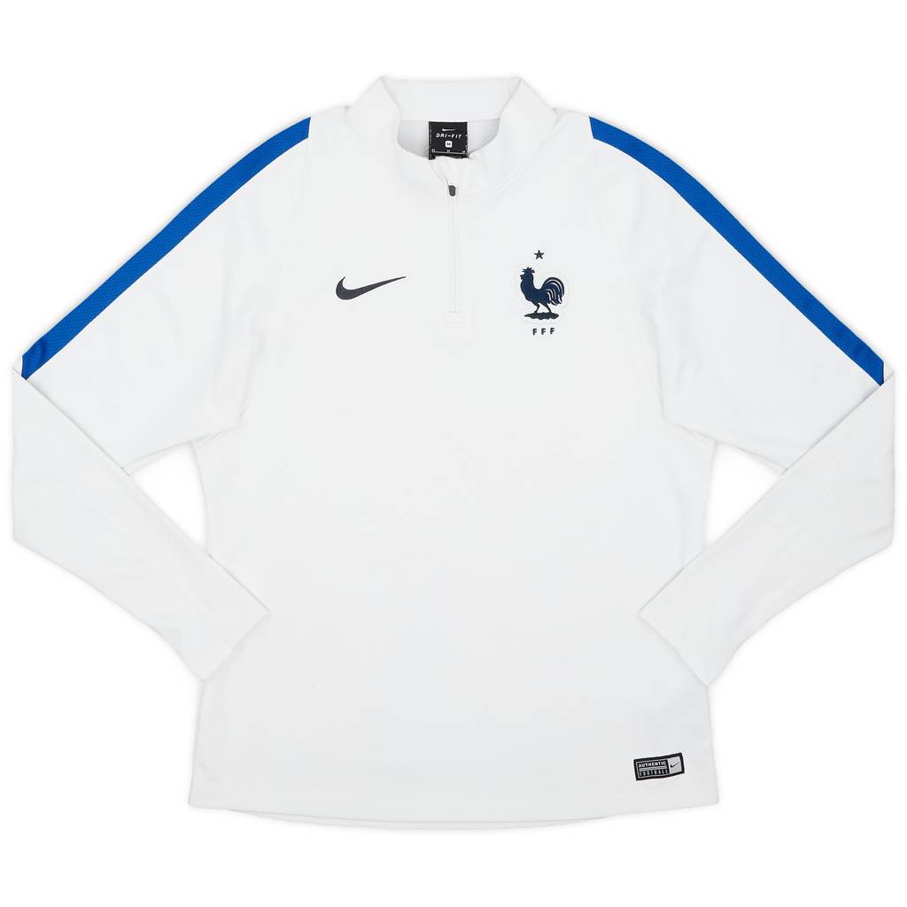 2017-18 France Nike 1/4 Zip Drill Top - 8/10 - (M)