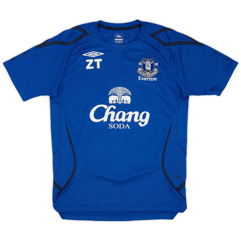 2007-08 Everton Staff Issue Umbro Training Shirt ZT - 8/10 - (M)