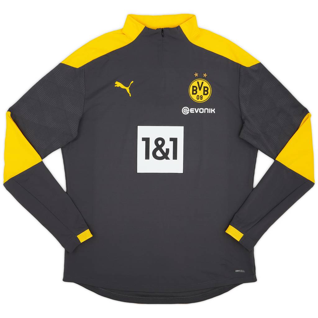 2020-21 Borussia Dortmund Puma 1/4 Zip Drill Top - 9/10 - (XL)