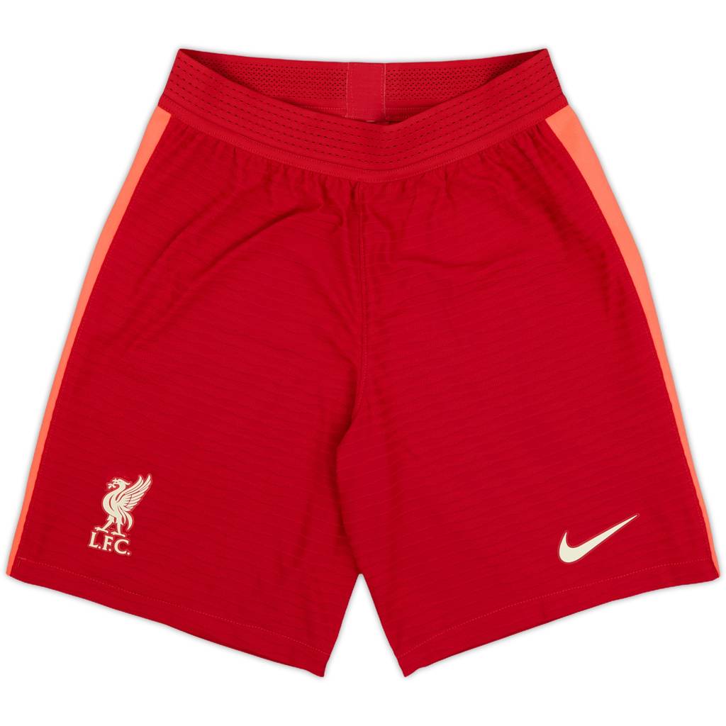 2021-22 Liverpool Authentic Home Shorts - 9/10 - (S)