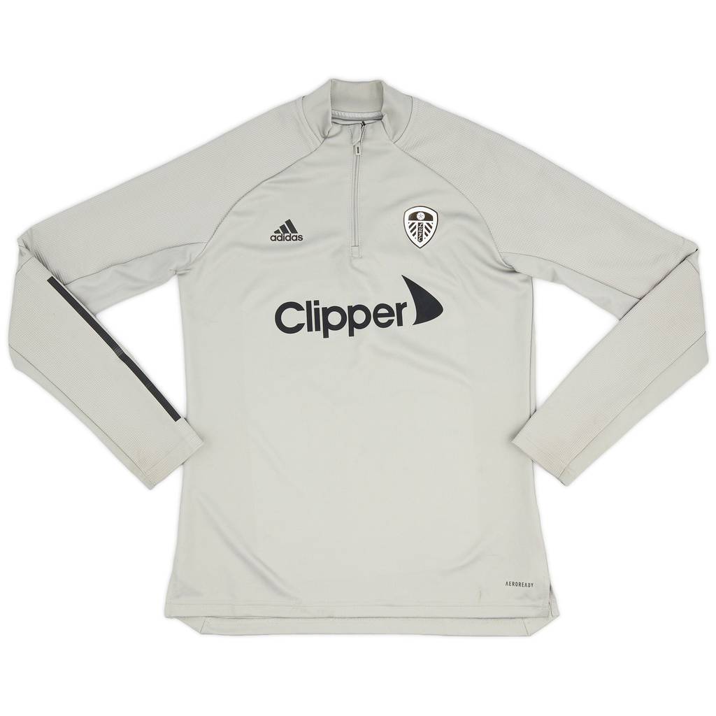 2020-21 Leeds adidas 1/4 Zip Training Top - 9/10 - (M)