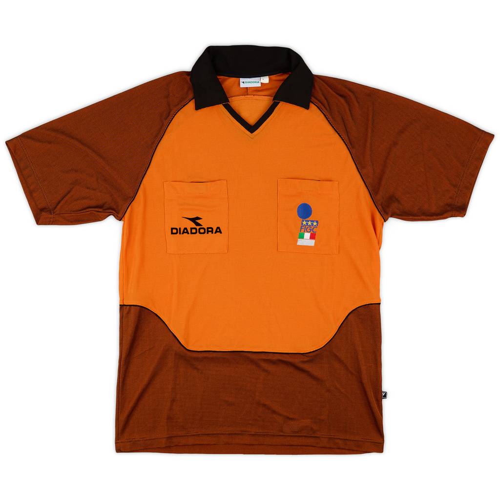 1990s Italy FIGC Diadora Referee Shirt - 8/10 - (L)