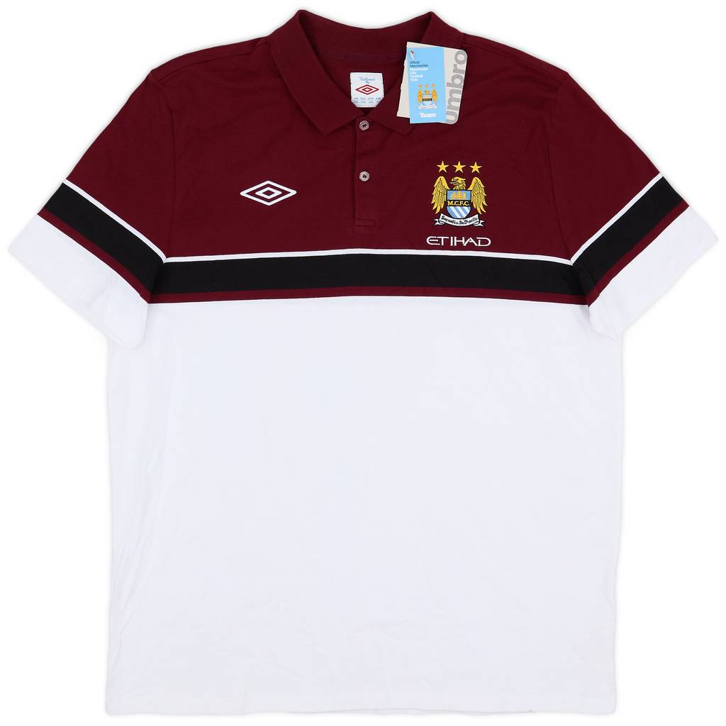 2010-11 Manchester City Umbro Polo Shirt (XXL)