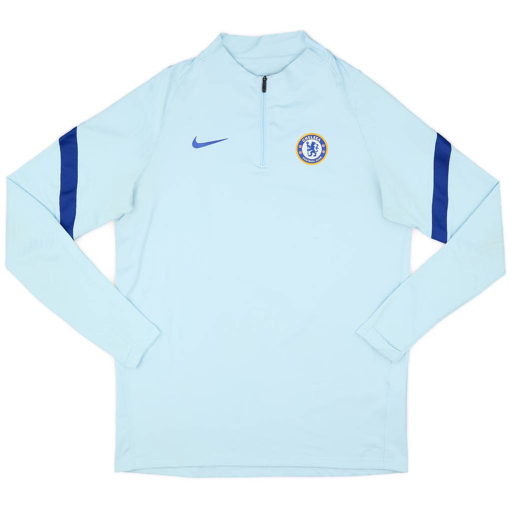 2020-21 Chelsea Nike 1/4 Zip Drill Top - 8/10 - (L)