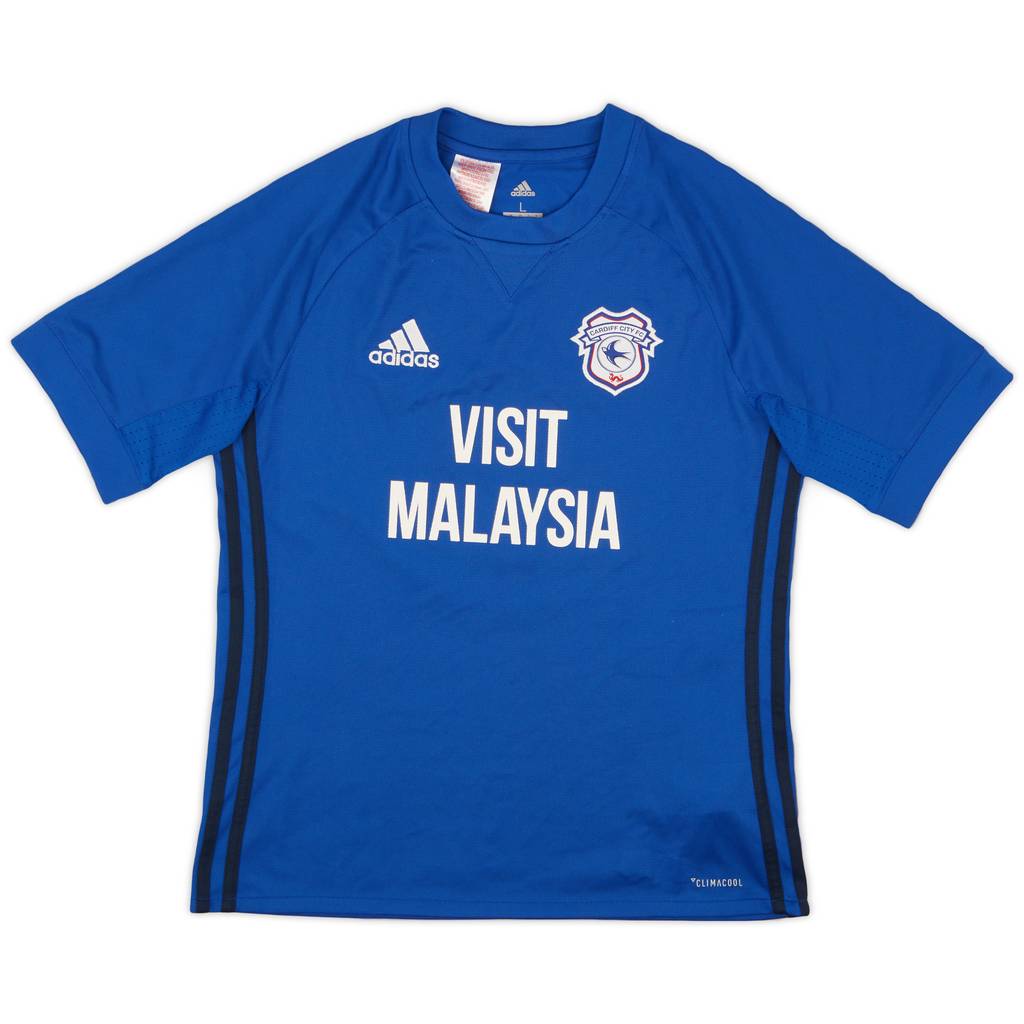 2017-18 Cardiff City Home Shirt - 9/10 - (L.Boys)
