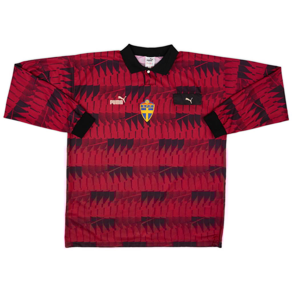 1994-95 Sweden Puma Referee L/S Shirt - 9/10 - (XL)