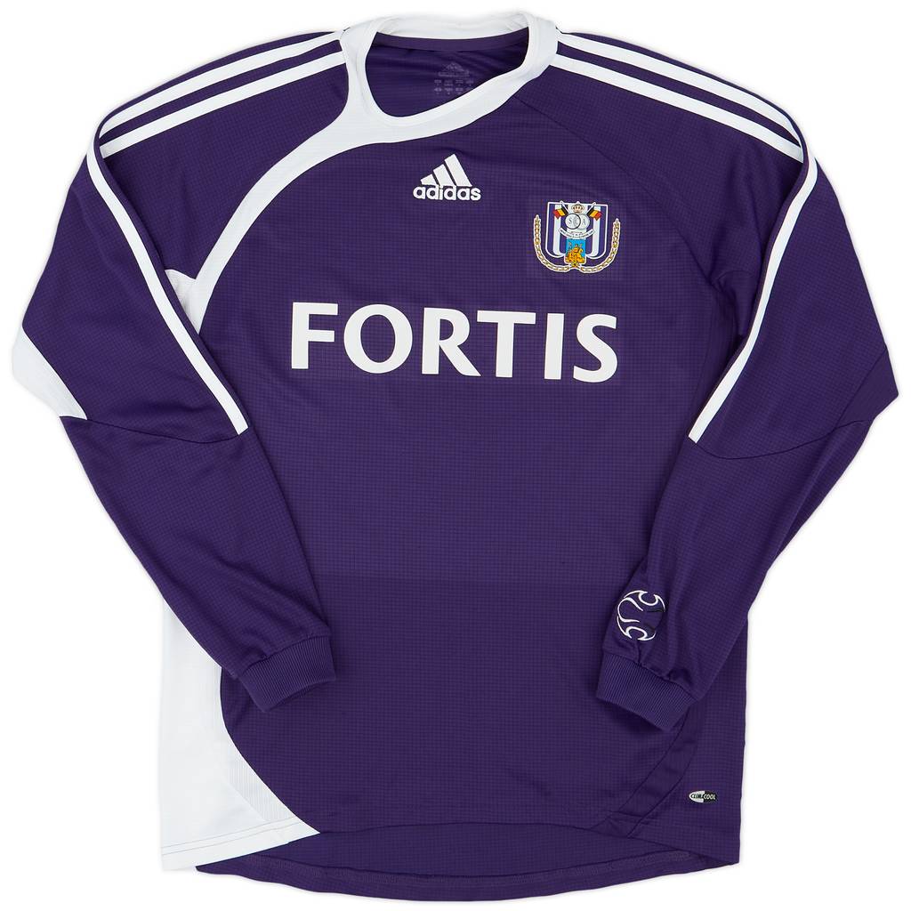 2006-08 Anderlecht Home L/S Shirt - 8/10 - (S)