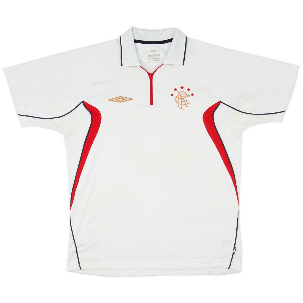 2006-07 Rangers Umbro 1/4 Zip Training Polo - 6/10 - (L)