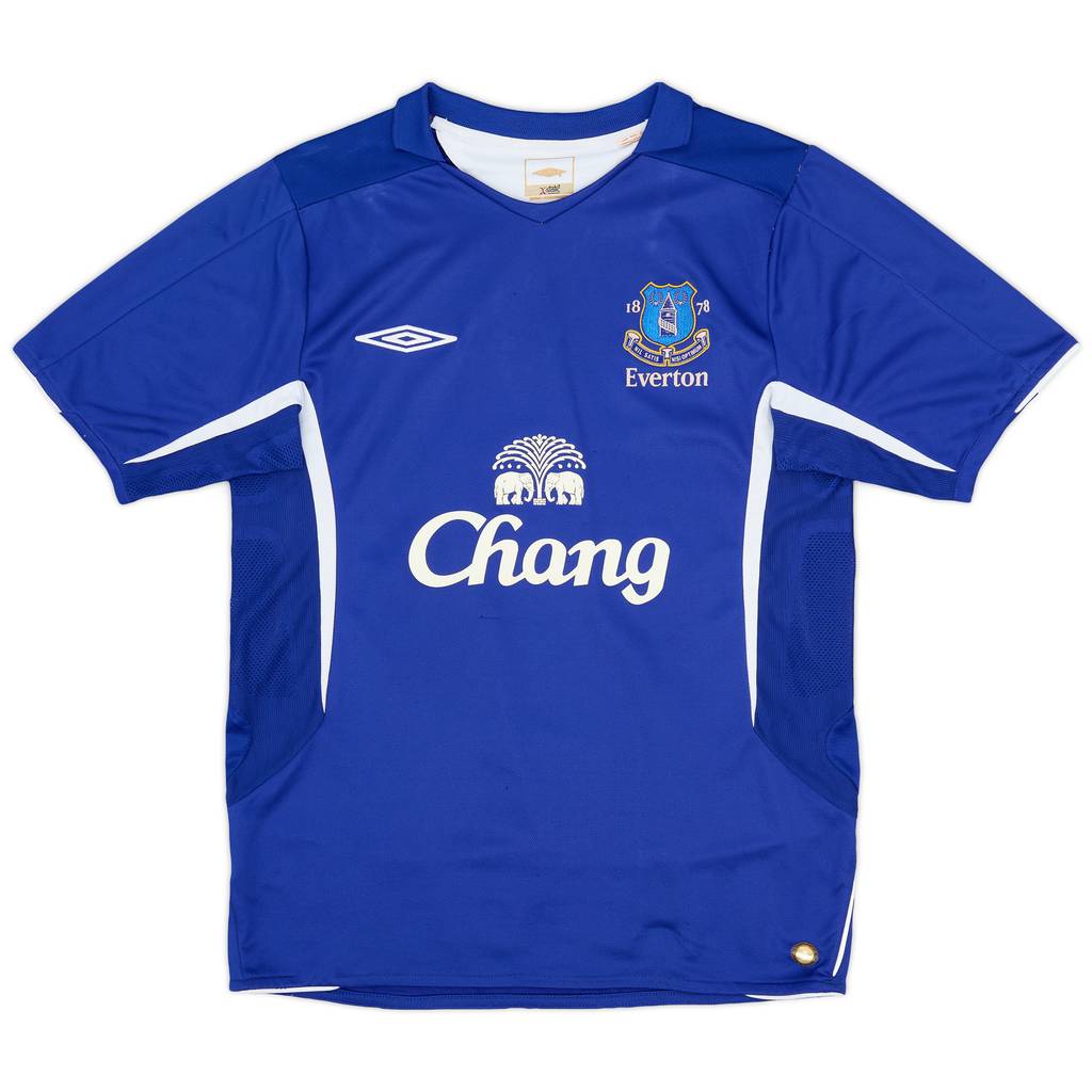 2005-06 Everton Home Shirt - 8/10 - (S)