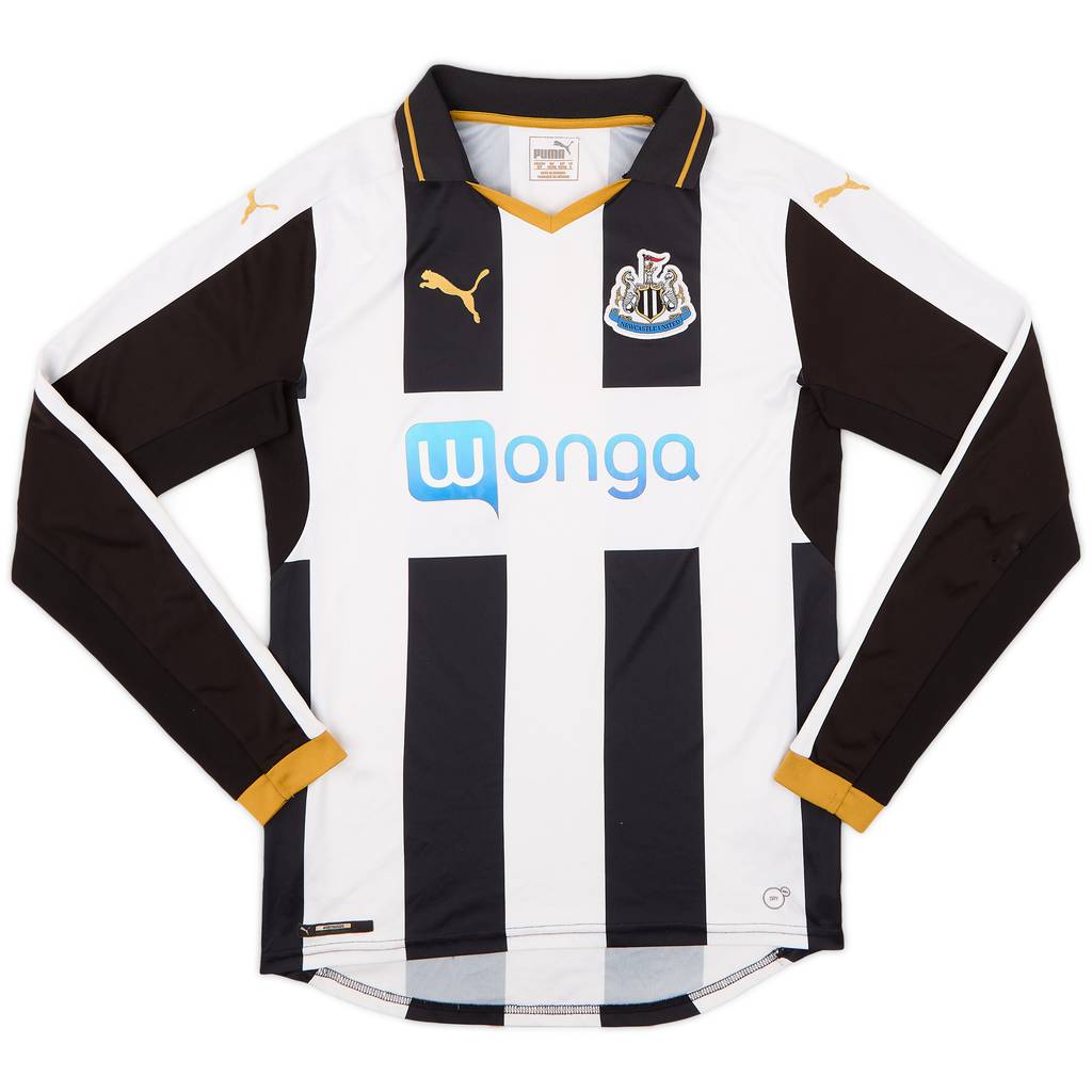 2016-17 Newcastle Home L/S Shirt - 7/10 - (S)