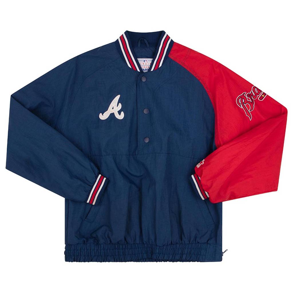 1990s Atlanta Braves Starter Windbreaker Jacket S