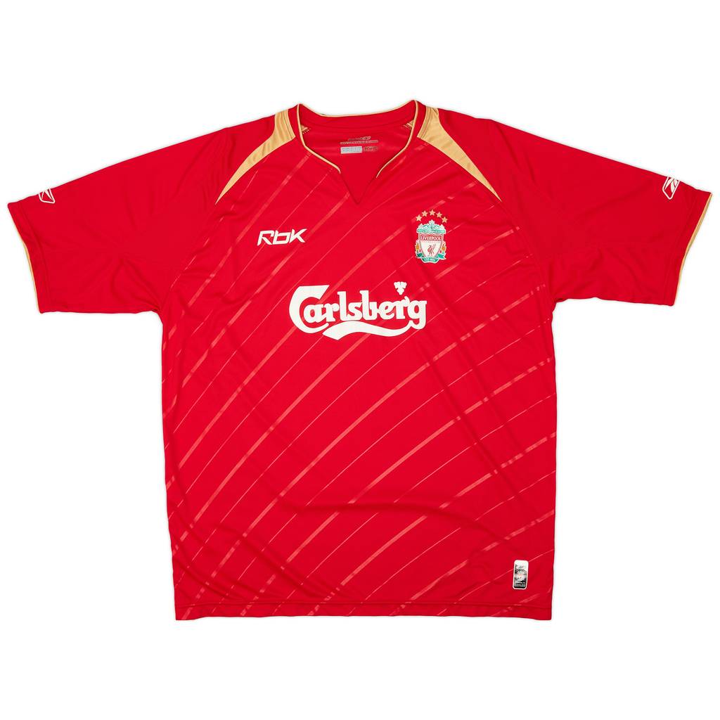 2005-06 Liverpool CL Home Shirt - 6/10 - (XL)