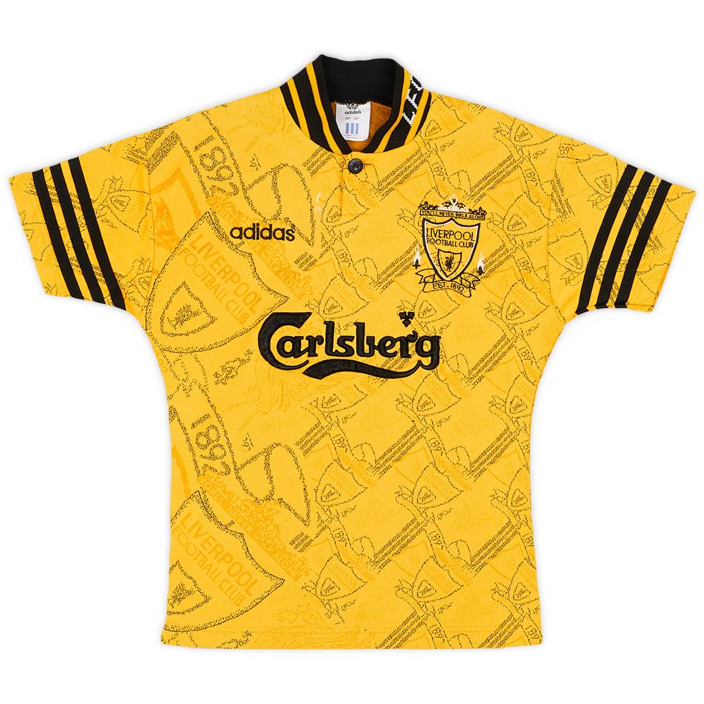 1994-96 Liverpool Third Shirt - 8/10 - (XS.Boys)