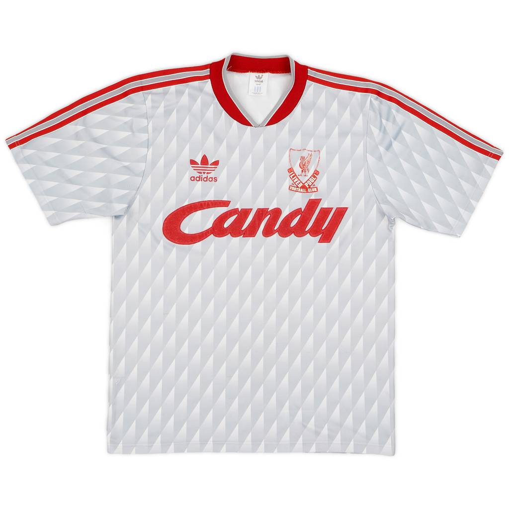 1989-91 Liverpool Away Shirt - 6/10 - (M)