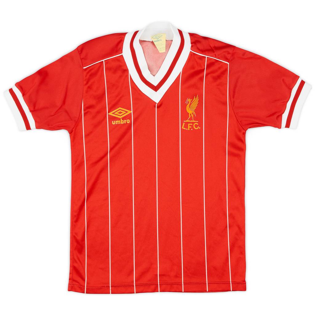1982-85 Liverpool Home Shirt - 9/10 - (L.Boys)