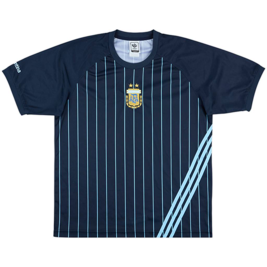 2006-07 Argentina '2006 World Cup' adidas Training Shirt - 8/10 - (M)