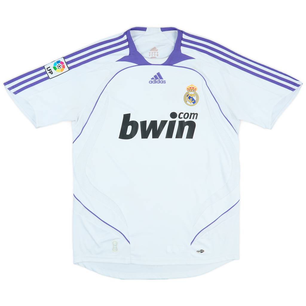 2007-08 Real Madrid Home Shirt - 7/10 - (M)