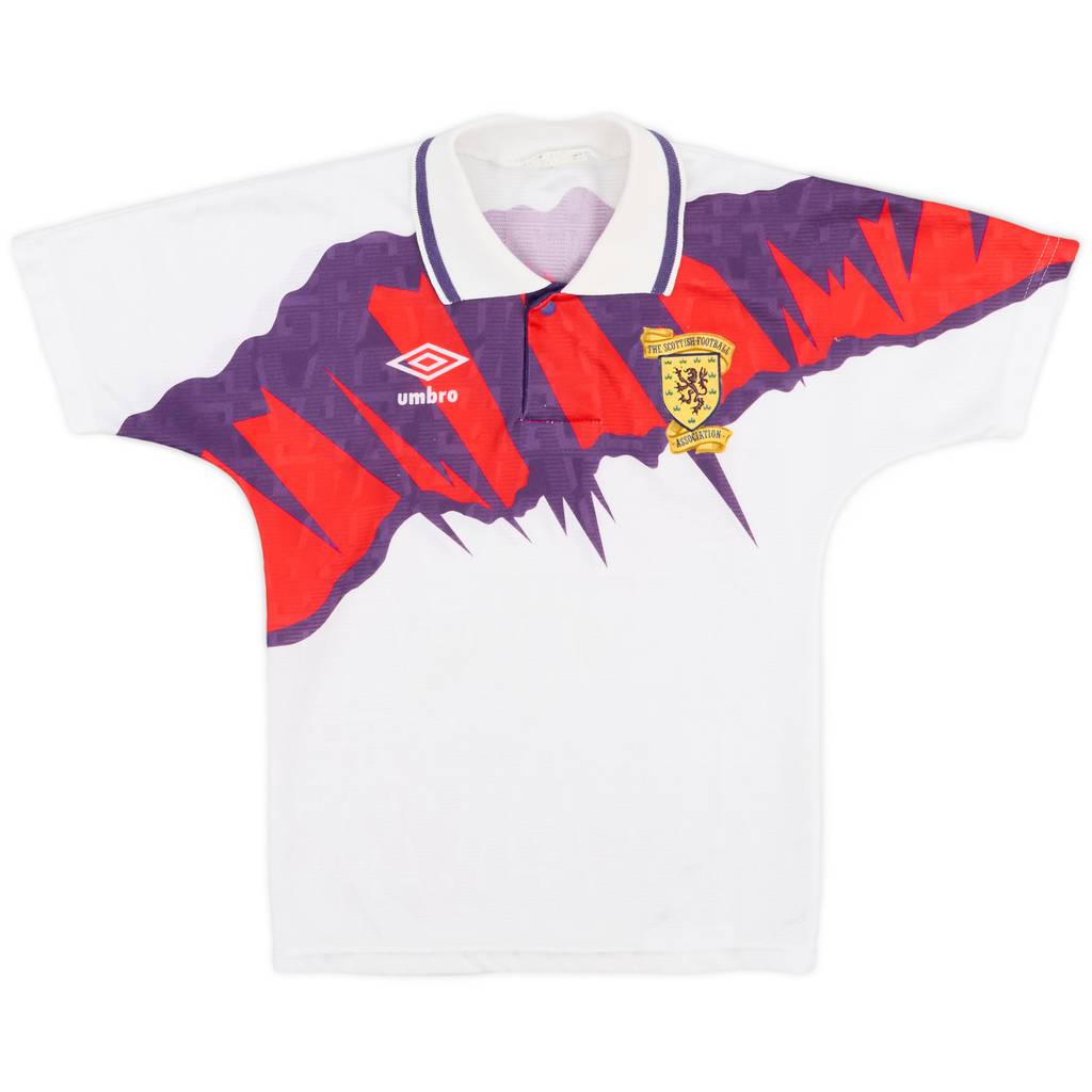 1991-93 Scotland Away Shirt - 9/10 - (3-4Y)