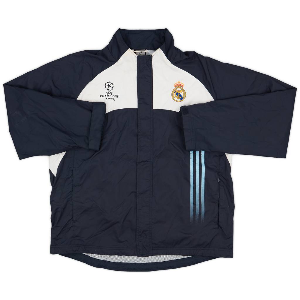 2003-04 Real Madrid adidas Hooded Rain Jacket - 5/10 - (L)
