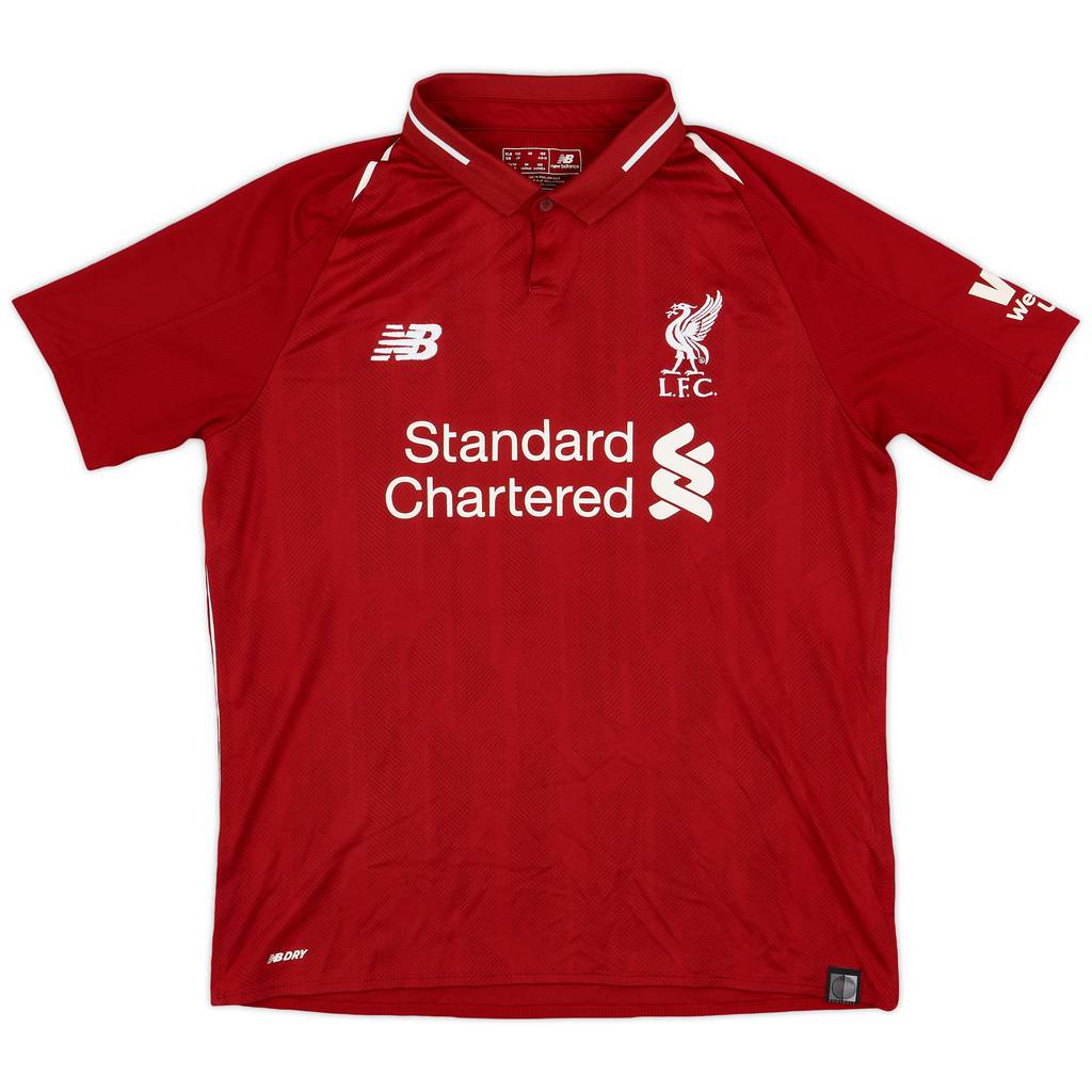 2018-19 Liverpool Home Shirt - 8/10 - (XL.Boys)