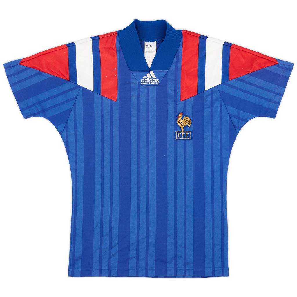 1992-94 France Home Shirt - 6/10 - (XS)