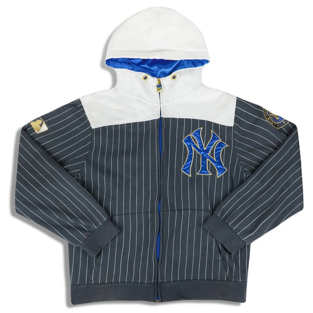 1927 New York Yankees Majestic Cooperstown Collection Full-Zip Hooded Sweat Top Y