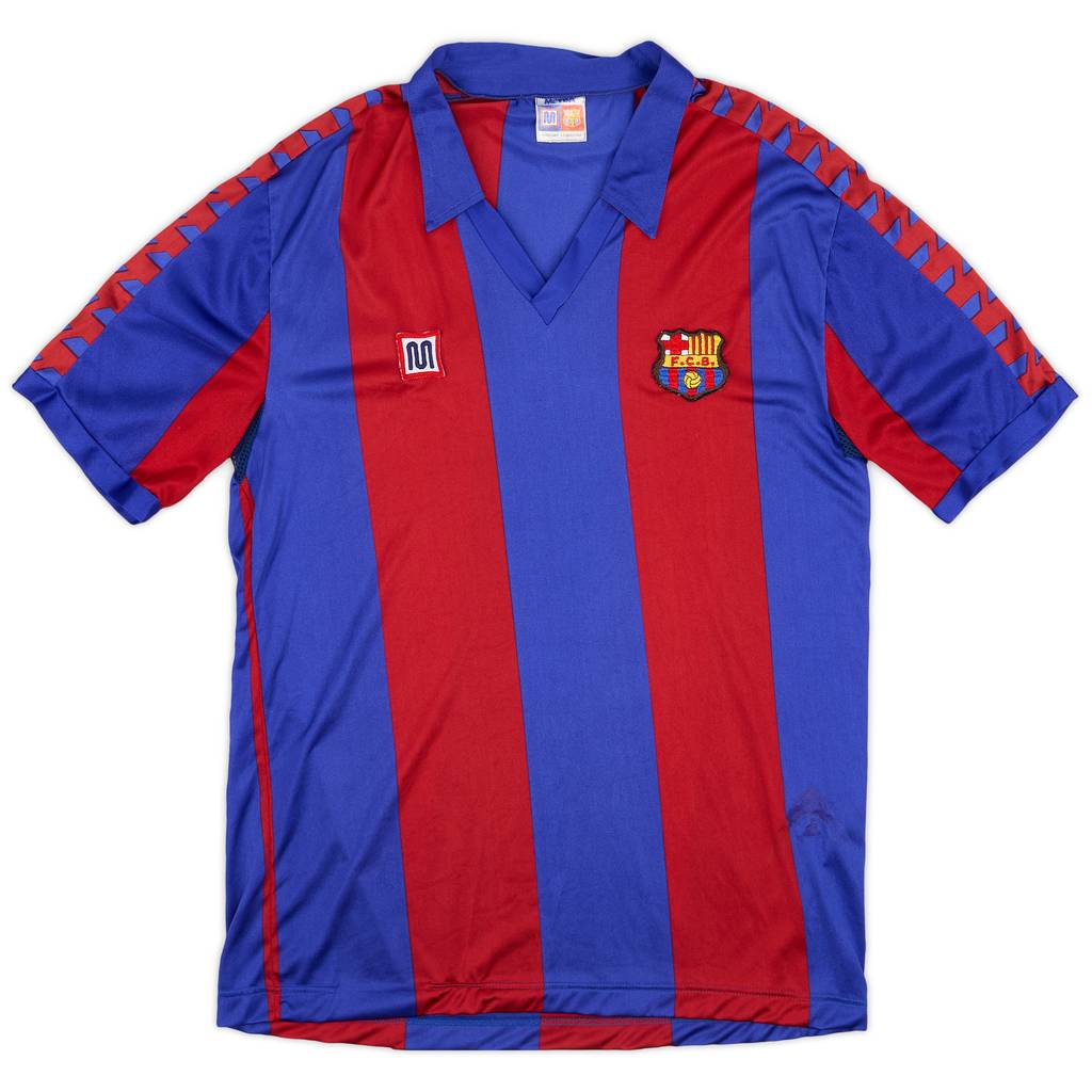 1984-89 Barcelona Home Shirt - 5/10 - (XL)
