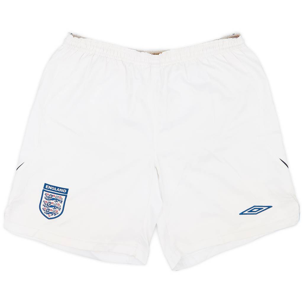 2007-08 England Alternate Home Shorts - 8/10 - (L)
