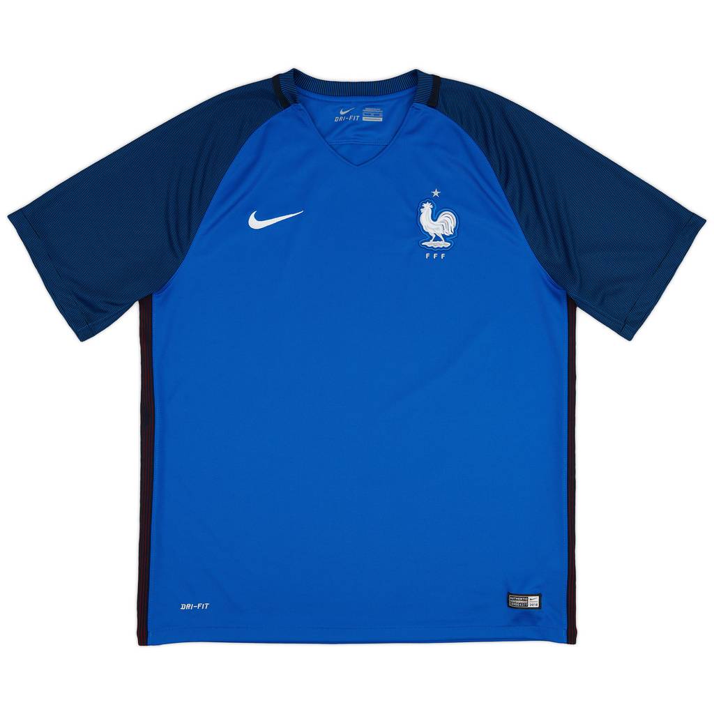 2016-17 France Home Shirt - 9/10 - (XL)