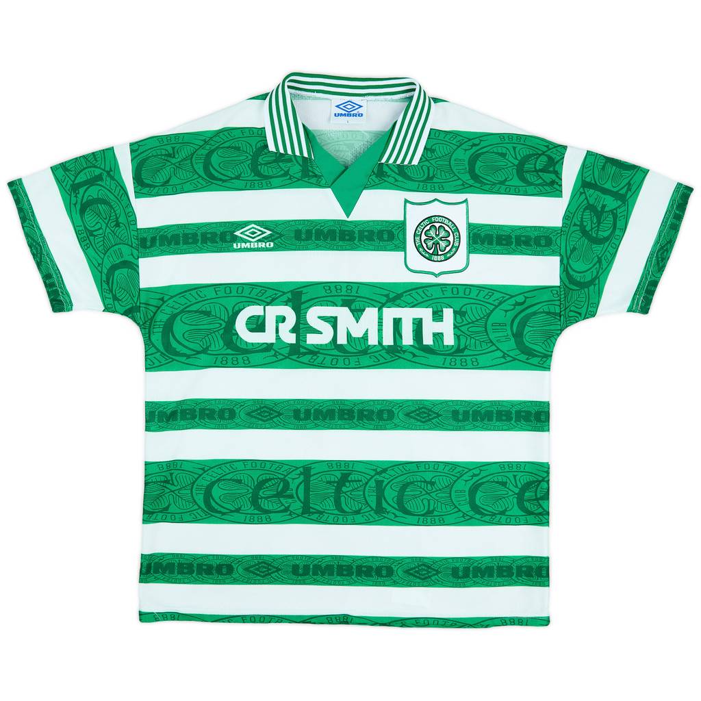 1995-97 Celtic Home Shirt - 9/10 - (L)