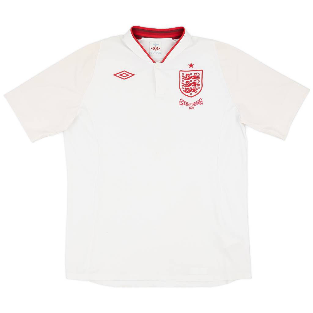 2012-13 England 'Poland/Ukraine 2012' Home Shirt - 5/10 - (L)