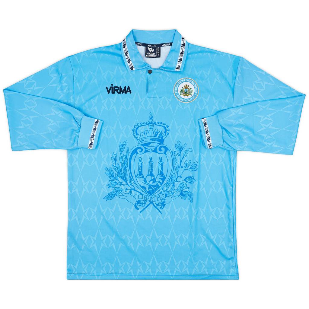 1995 San Marino Home L/S Shirt - 8/10 - (XL)