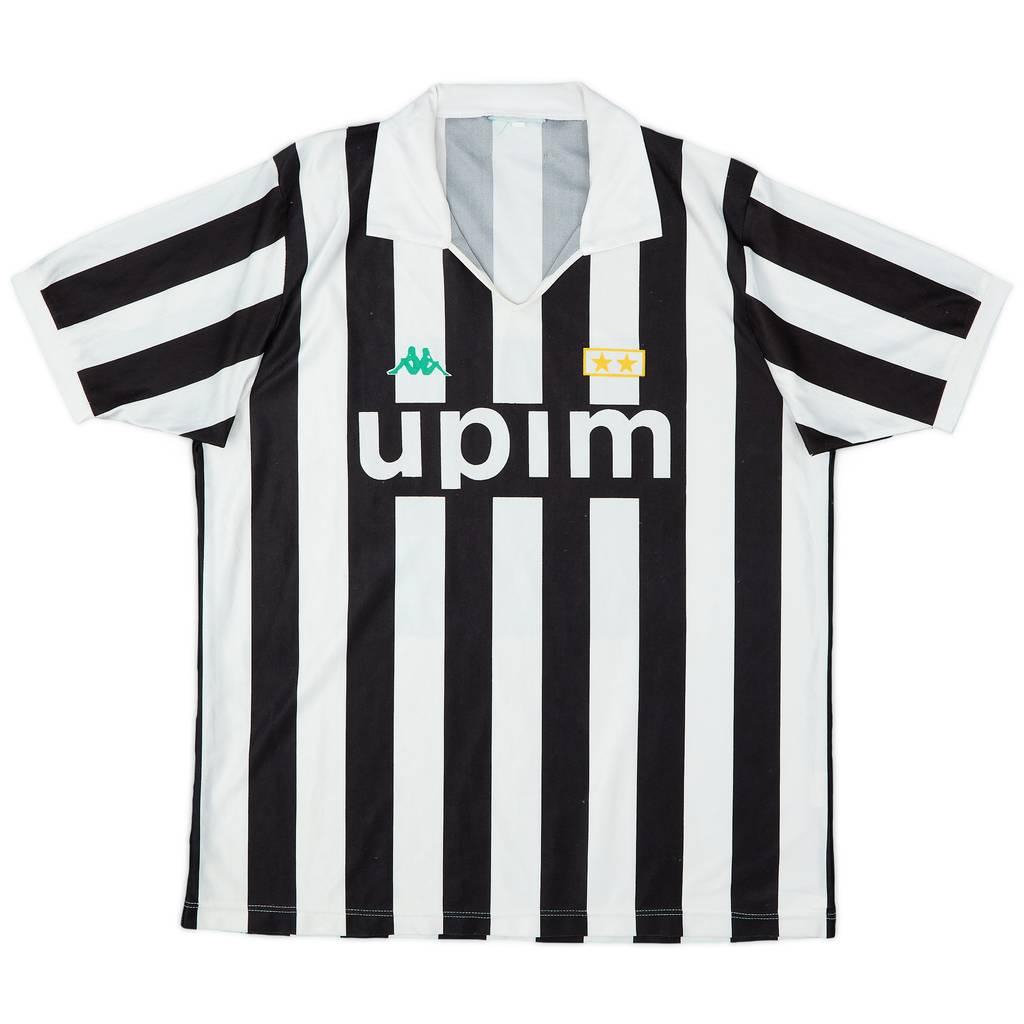 1991-92 Juventus Basic Home Shirt - 7/10 - (L)