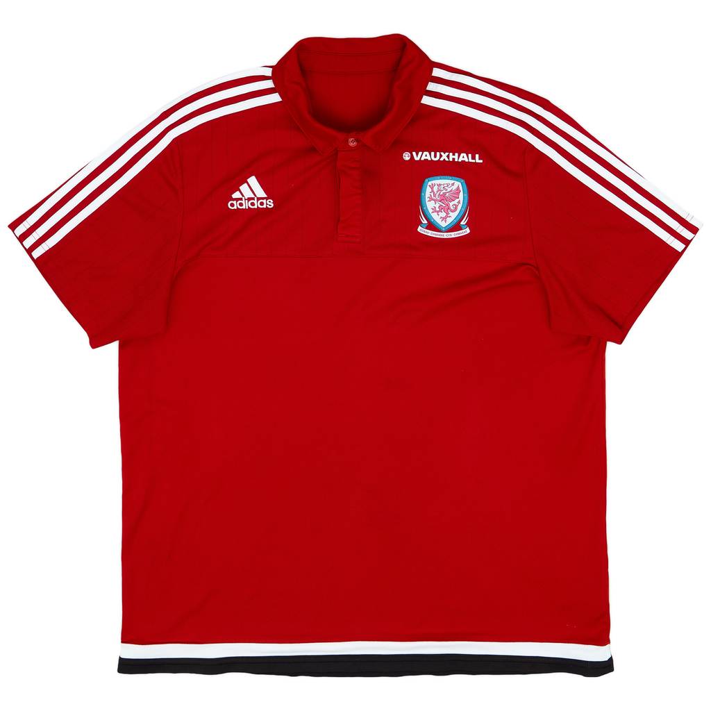 2016-17 Wales adidas Polo Shirt - 6/10 - (XL)