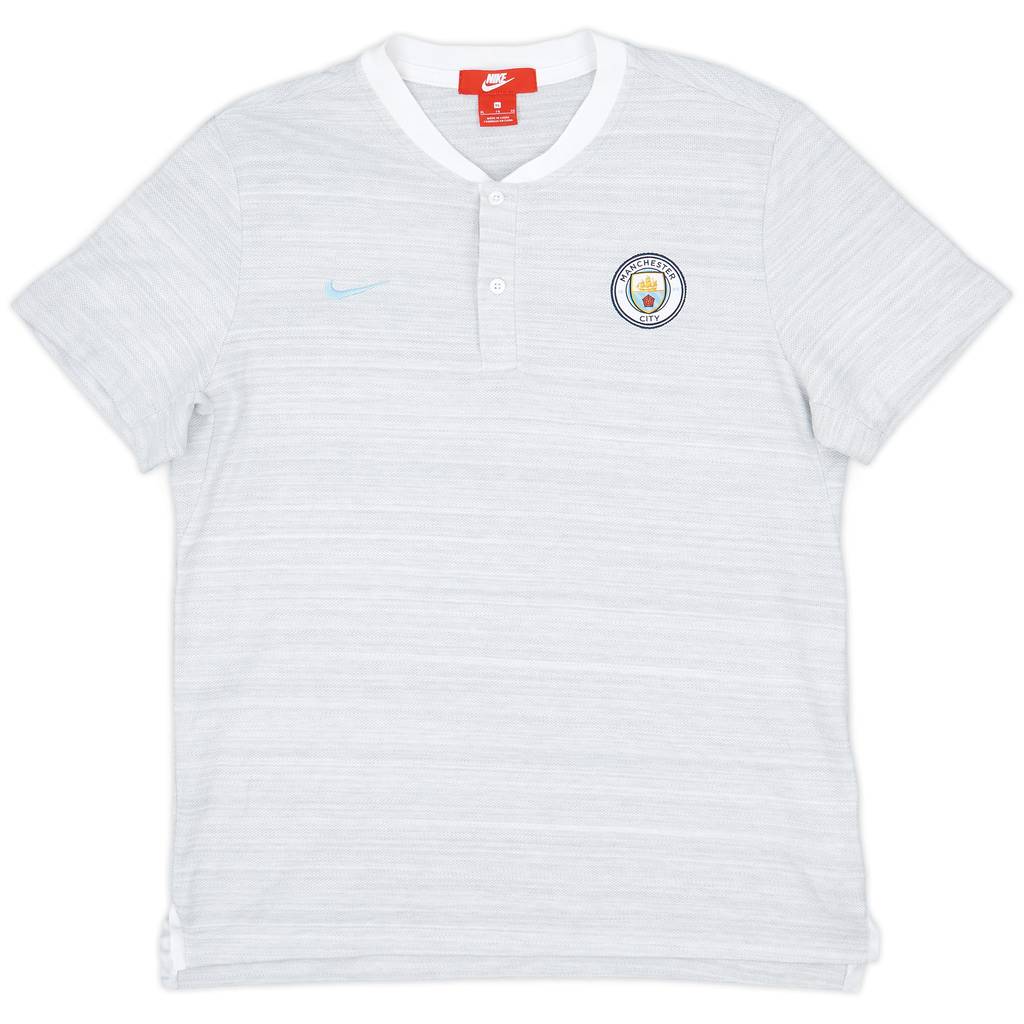 2018-19 Manchester City Nike Polo Shirt - 9/10 - (XL)
