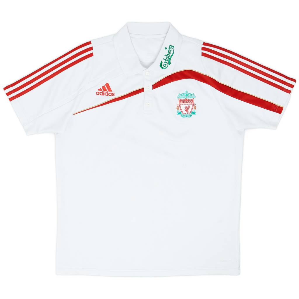 2009-10 Liverpool adidas Polo Shirt - 6/10 - (L)