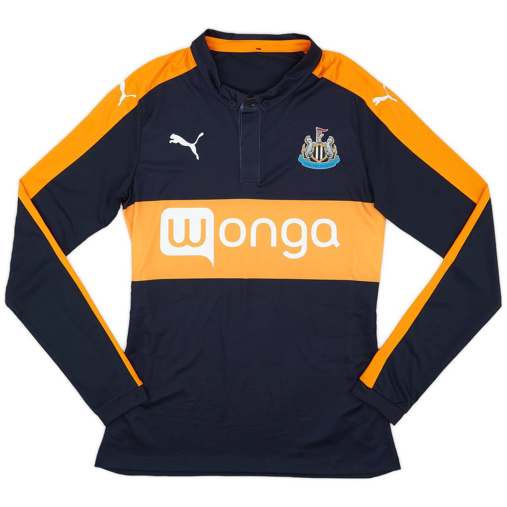 2016-17 Newcastle Player Issue ACTV Fit Away L/S Shirt - 8/10 - (L)