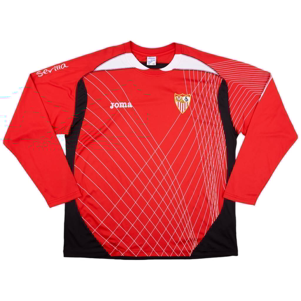 2004-05 Sevilla Joma Training L/S Shirt - 8/10 - (XXL)