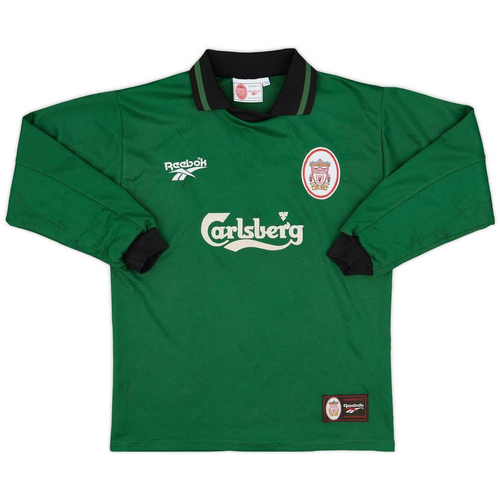1996-97 Liverpool GK Shirt - 6/10 - (Y)