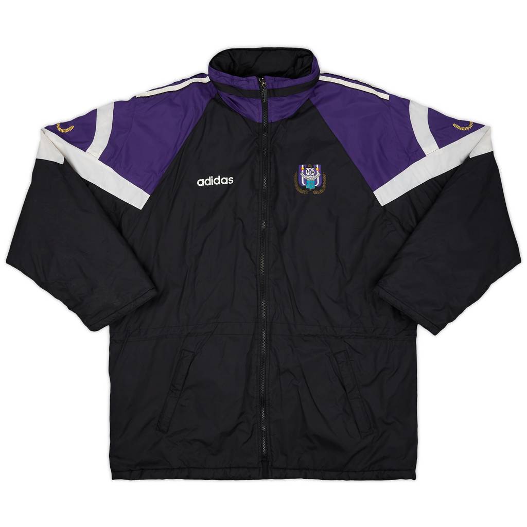 1997-98 Anderlecht adidas Padded Bench Coat - 9/10 - (L)