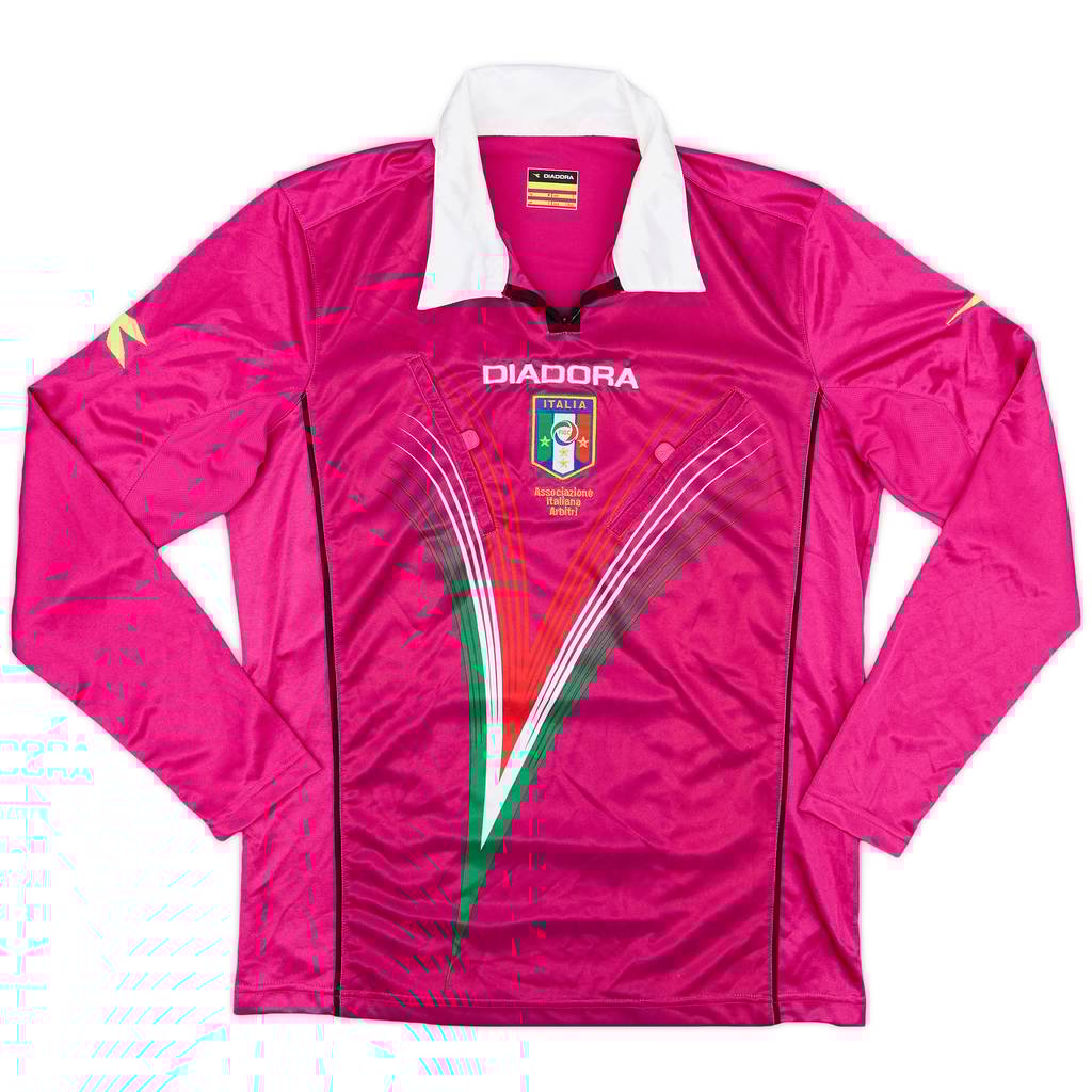 2000s Italy Diadora Referee L/S Shirt - 9/10 - (S)