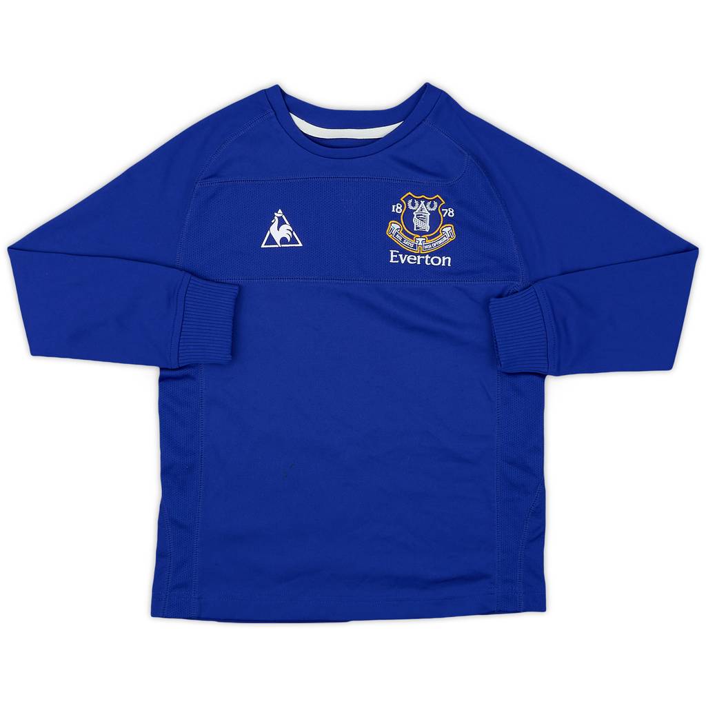 2010-11 Everton Home L/S Shirt - 8/10 - (S.Boys)