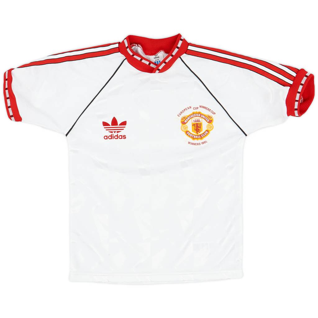 1991 Manchester United ECWC Shirt - 8/10 - (M.Boys)